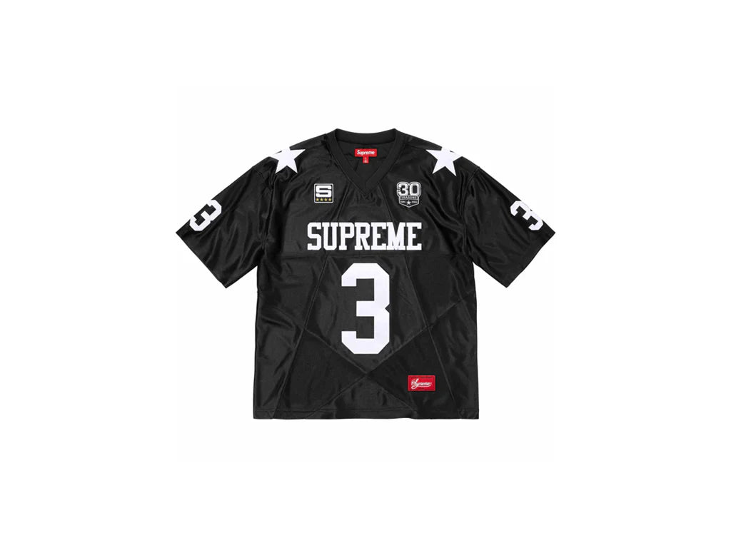 Supreme Star Football Jersey - Black – THELUCKYSTAR™