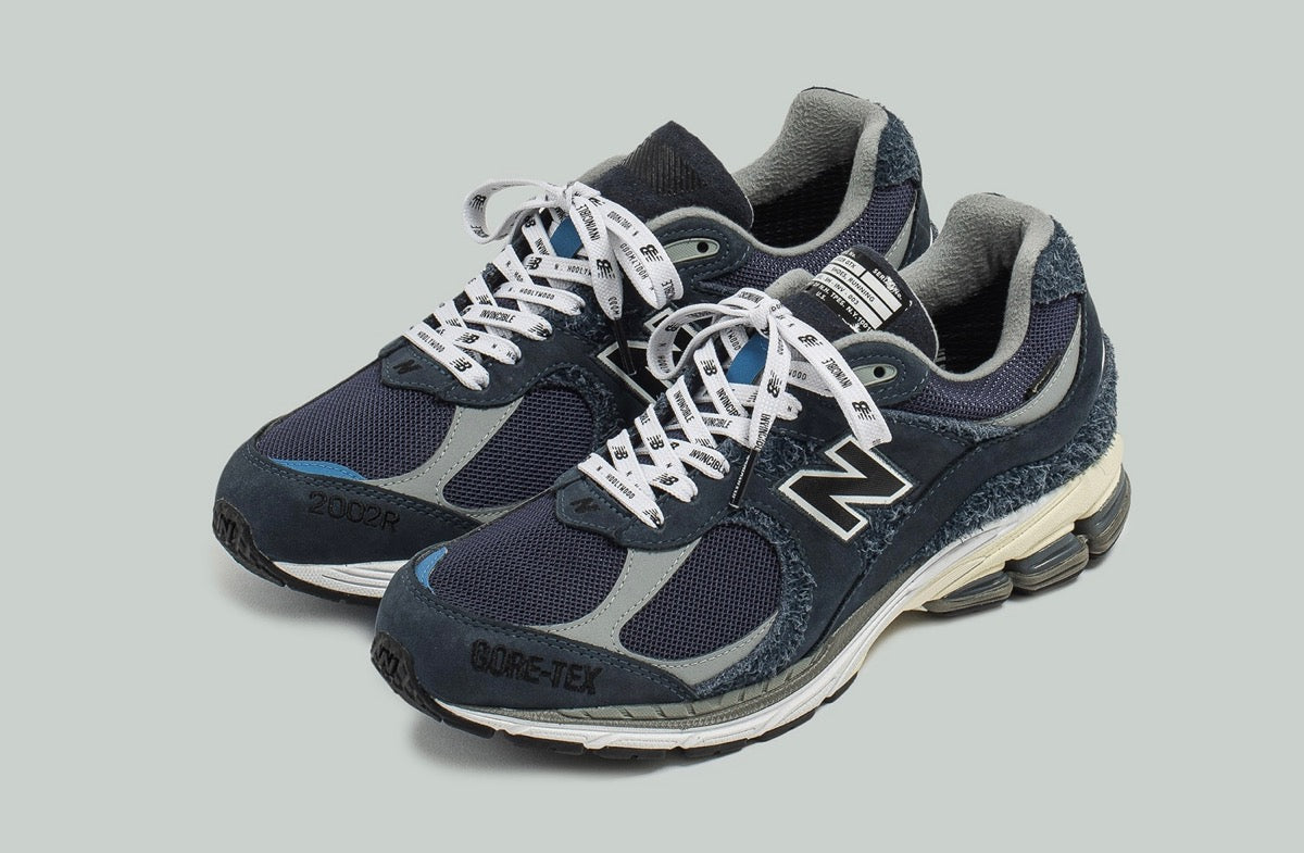 Images for the collaboration between N.HOOLYWOOD x INVINCIBLE x NEW BALANCE 2002R “BLUE MOON”