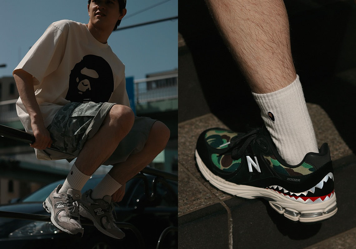 A Bathing Ape x New Balance will release the collection on June 5.