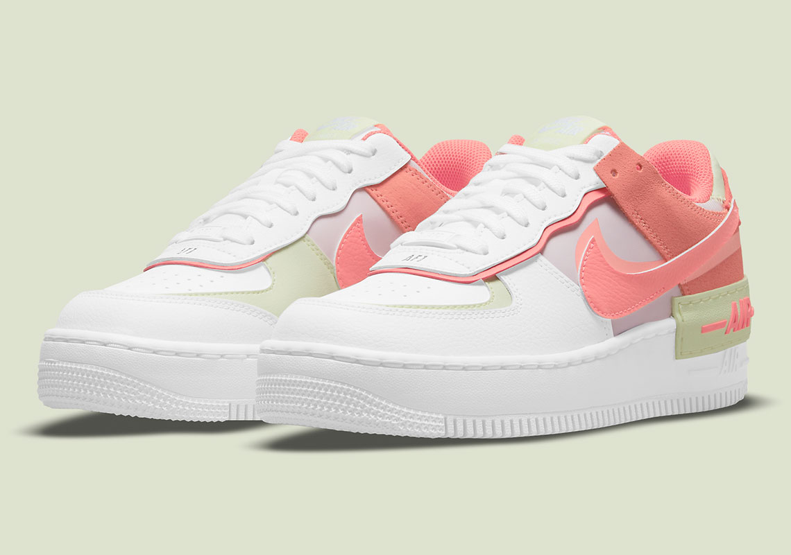 Fresher Summer Colors Appear on the Nike Air Force 1 Shadow "Magic Ember"