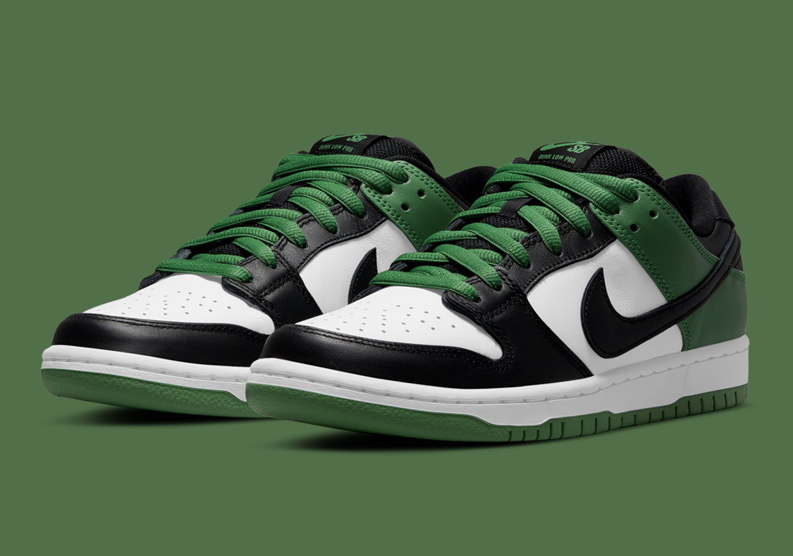 Nike SB Dunk giới thiệu "J-Pack" với Dunk Low Pro lấy cảm hứng từ Celtics