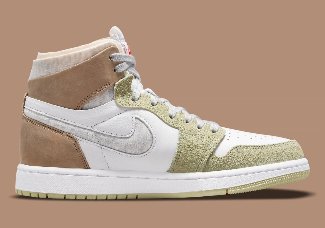 Air Jordan 1 Zoom CMFT sẵn sàng cho mùa thu với phối màu "Olive Aura"