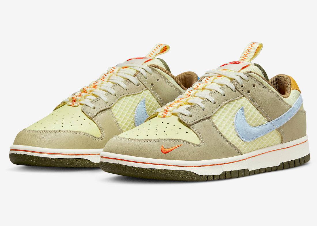 NIKE DUNK LOW “CARTOON” appears with unique color scheme