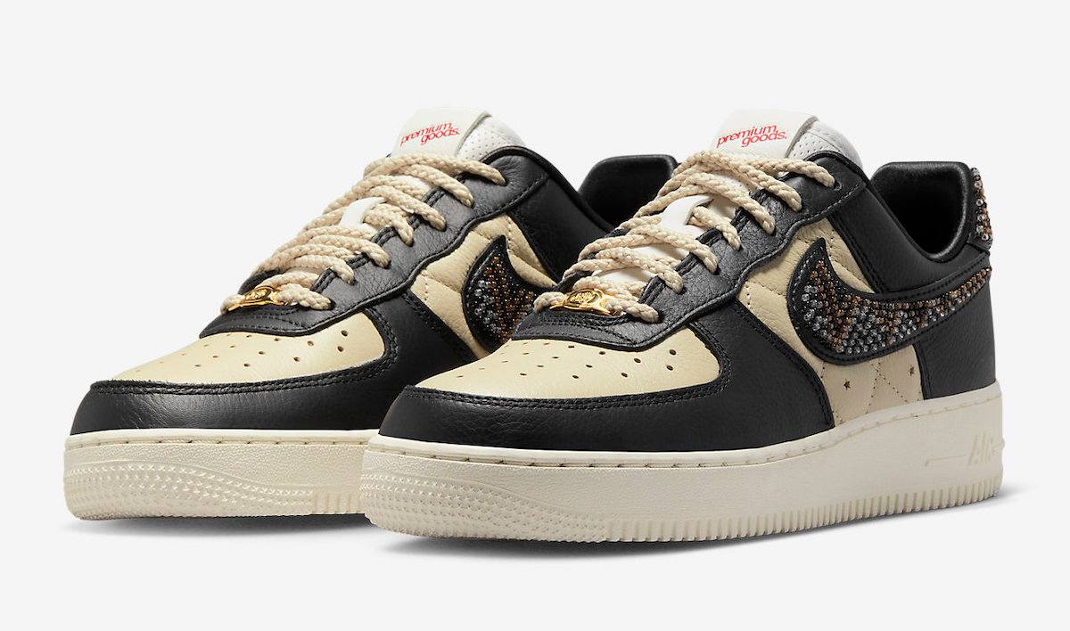 PREMIUM GOODS tạo nên một phiên bản AIR FORCE 1 LOW đắp "đá" bắt mắt trong lần hợp tác mới