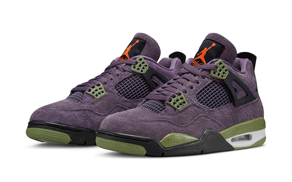 Official Photos of the AIR JORDAN 4 RETRO “CANYON PURPLE”