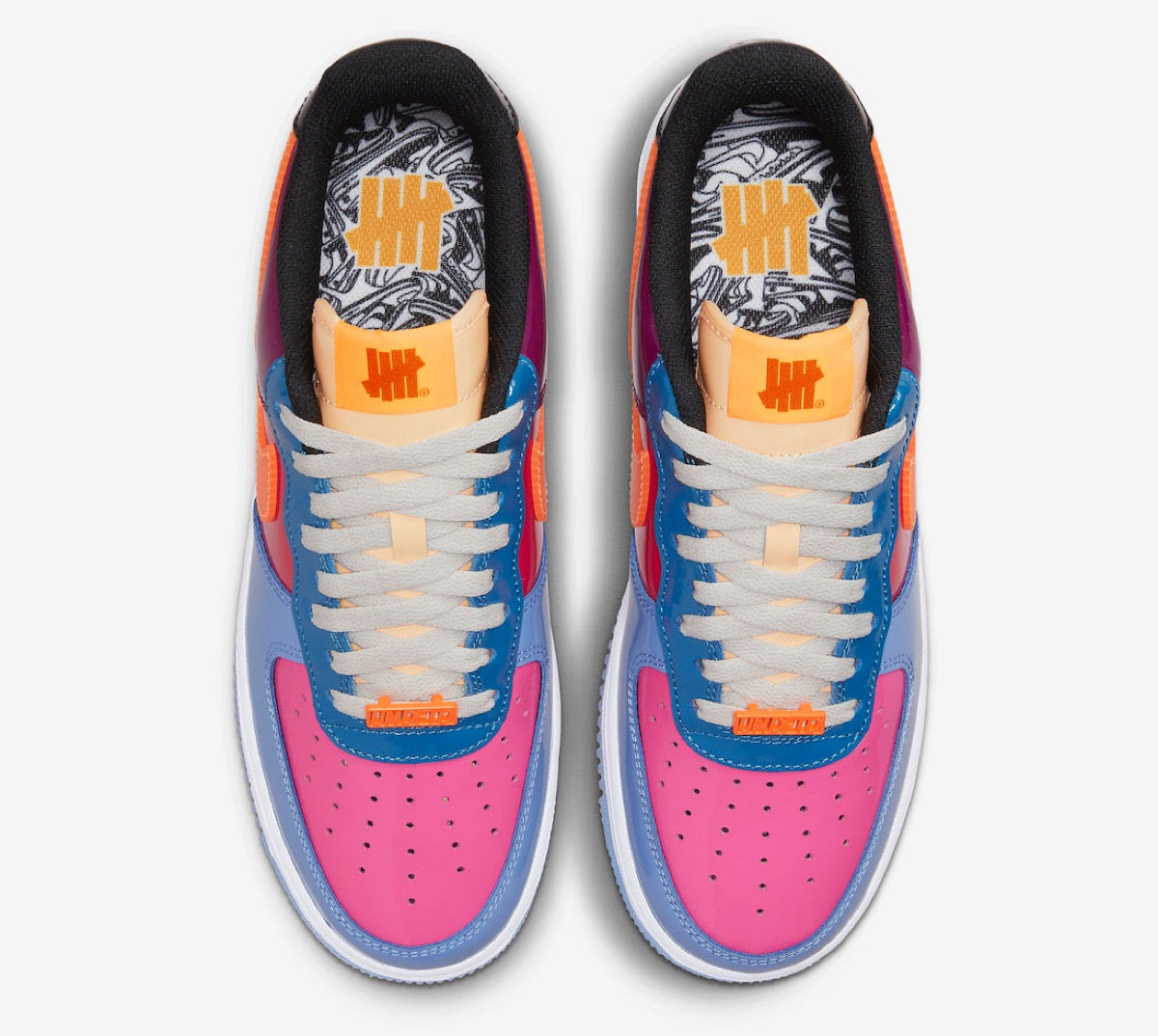 UNDEFEATED will reunite with NIKE through the AIR FORCE 1 LOW “MULTI-PATENT” version