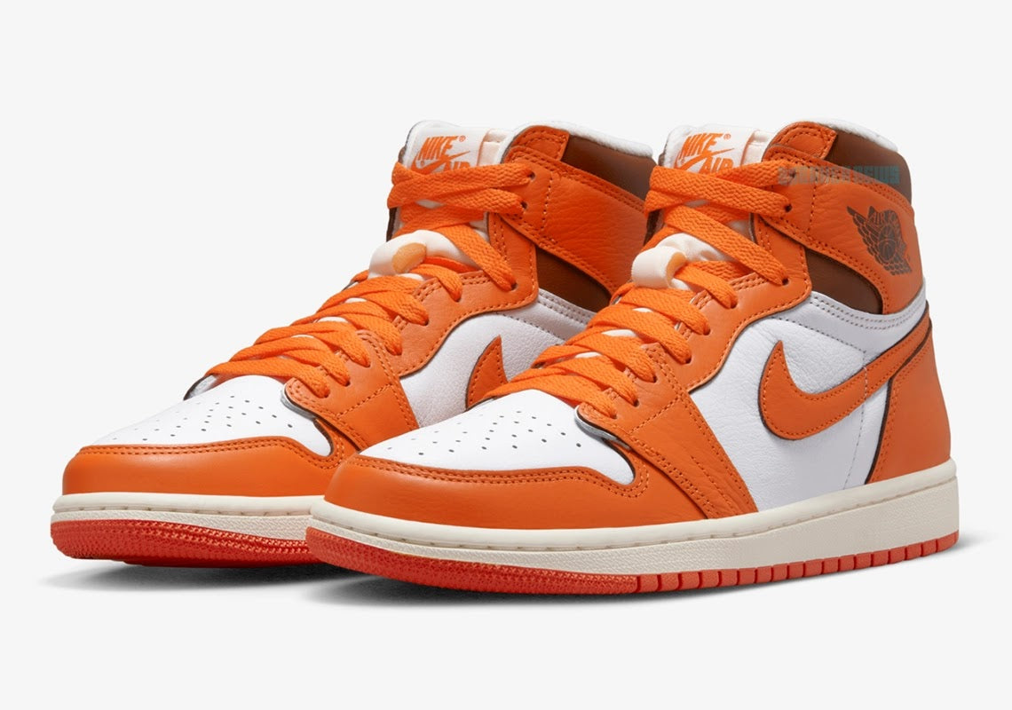 Orange returns to the JORDAN 1 with the AIR JORDAN 1 RETRO HIGH OG “STARFISH”