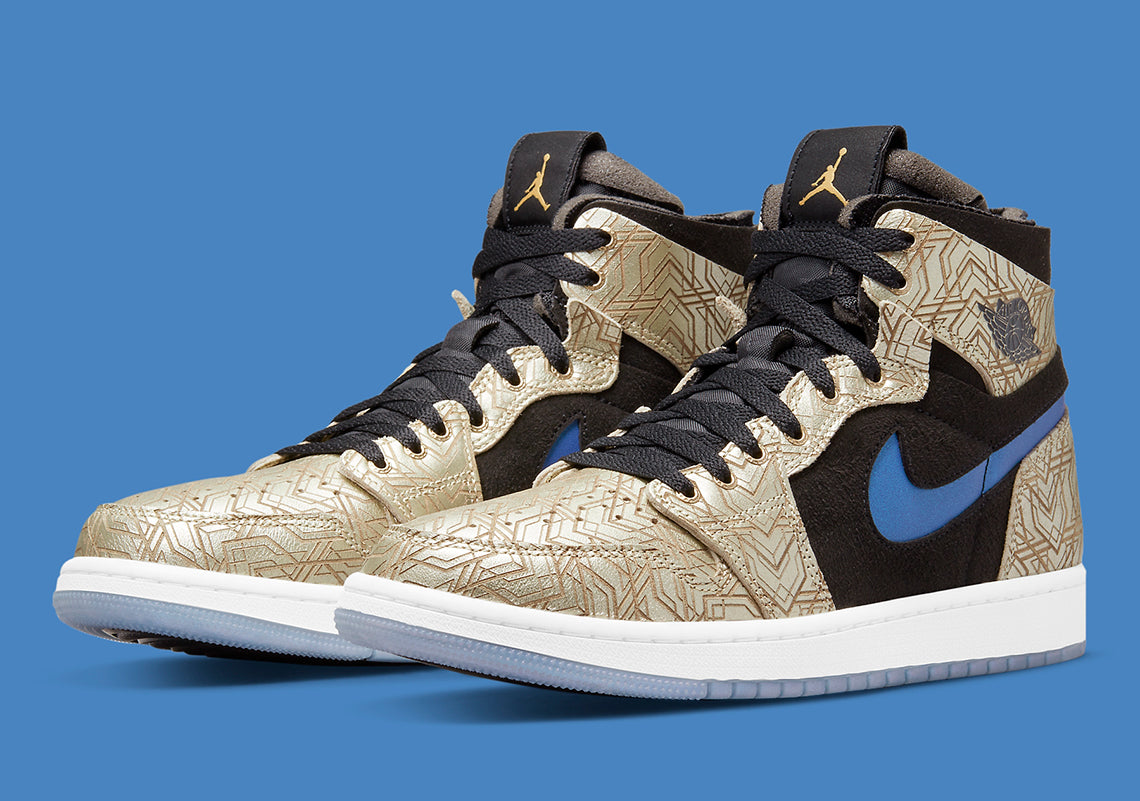 Hình ảnh chính thức của Air Jordan 1 Zoom CMFT "Gold Laser"