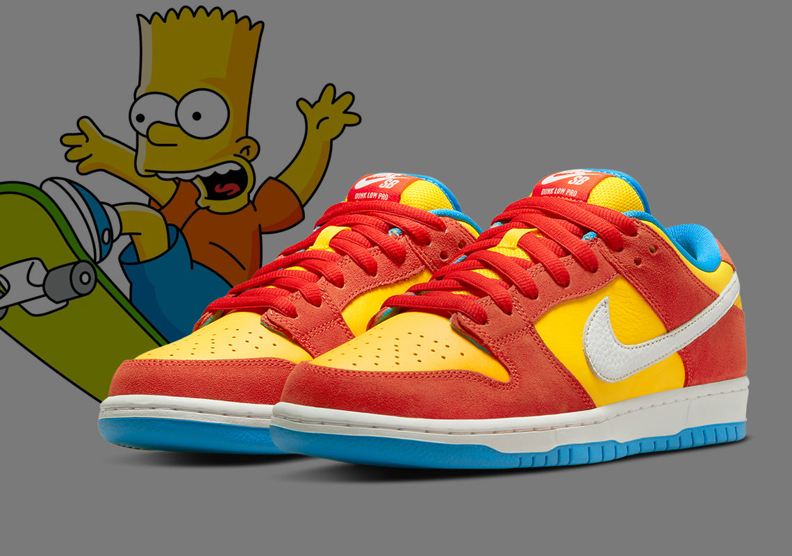 Hình ảnh chính thức của Nike SB Dunk Low "Bart Simpson"