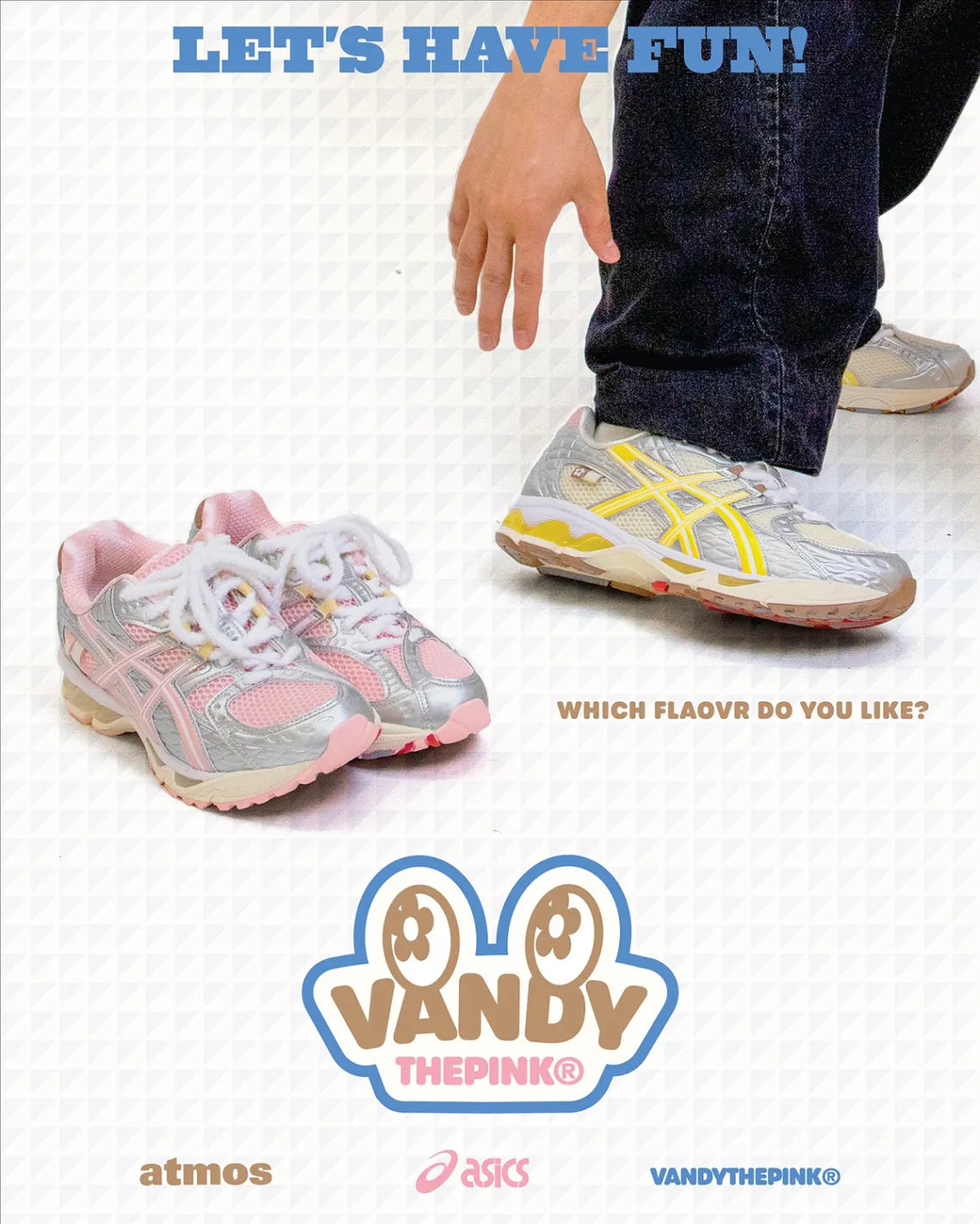 BỘ ĐÔI BANANA SPLIT ĐẬM CHẤT NGHỆ THUẬT TỪ VANDY THE PINK X ATMOS X ASICS