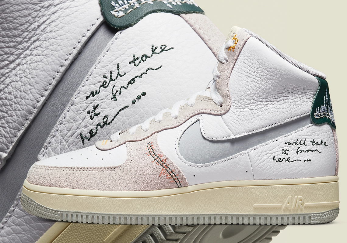 " We’ll Take It From Here ” đánh dấu tác phẩm điêu khắc sắp ra mắt của Nike Air Force 1