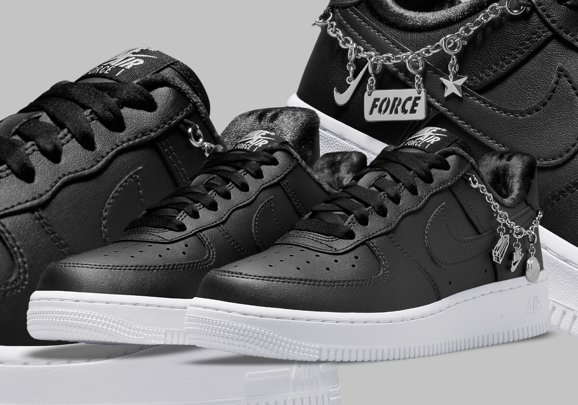 Nike phát hành Air Force 1 “Charm Bracelet" Black