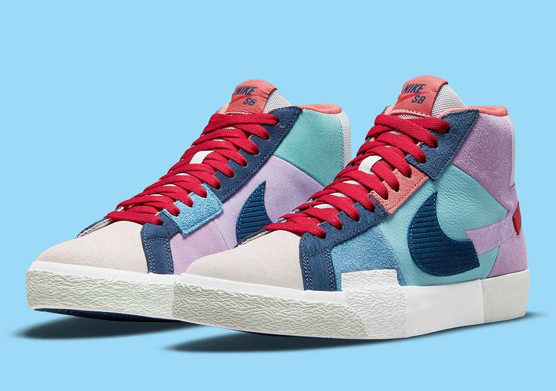 Nike SB giới thiệu kiểu phối màu "Mosaic" trên Blazer Mid.