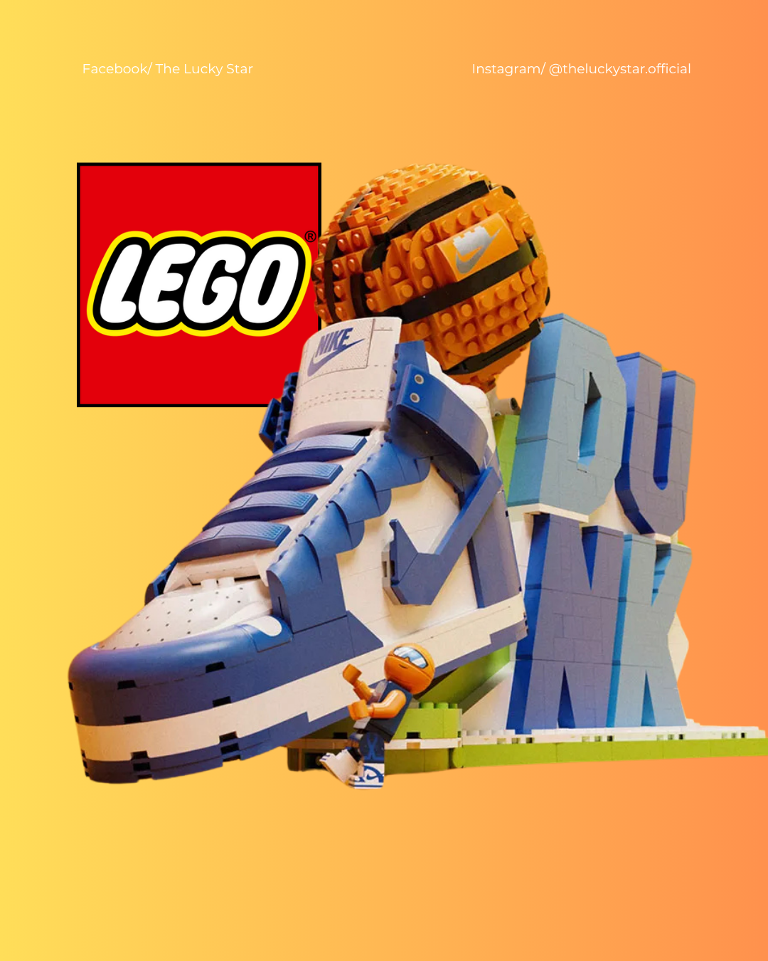 LEGO NIKE DUNK SET VỚI 1.180 MẢNH GHÉP