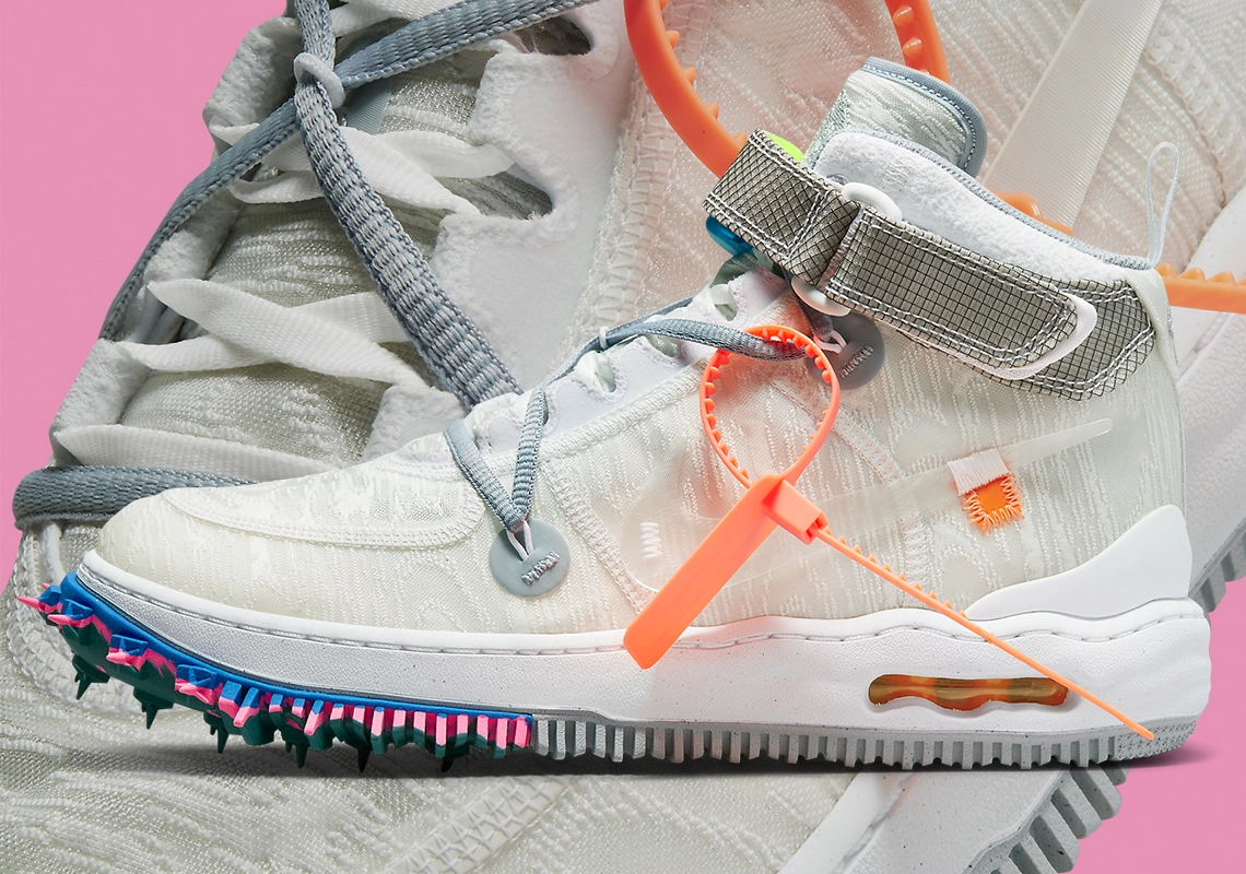 Hình ảnh chính thức của Off-White x Nike Air Force 1 Mid In White