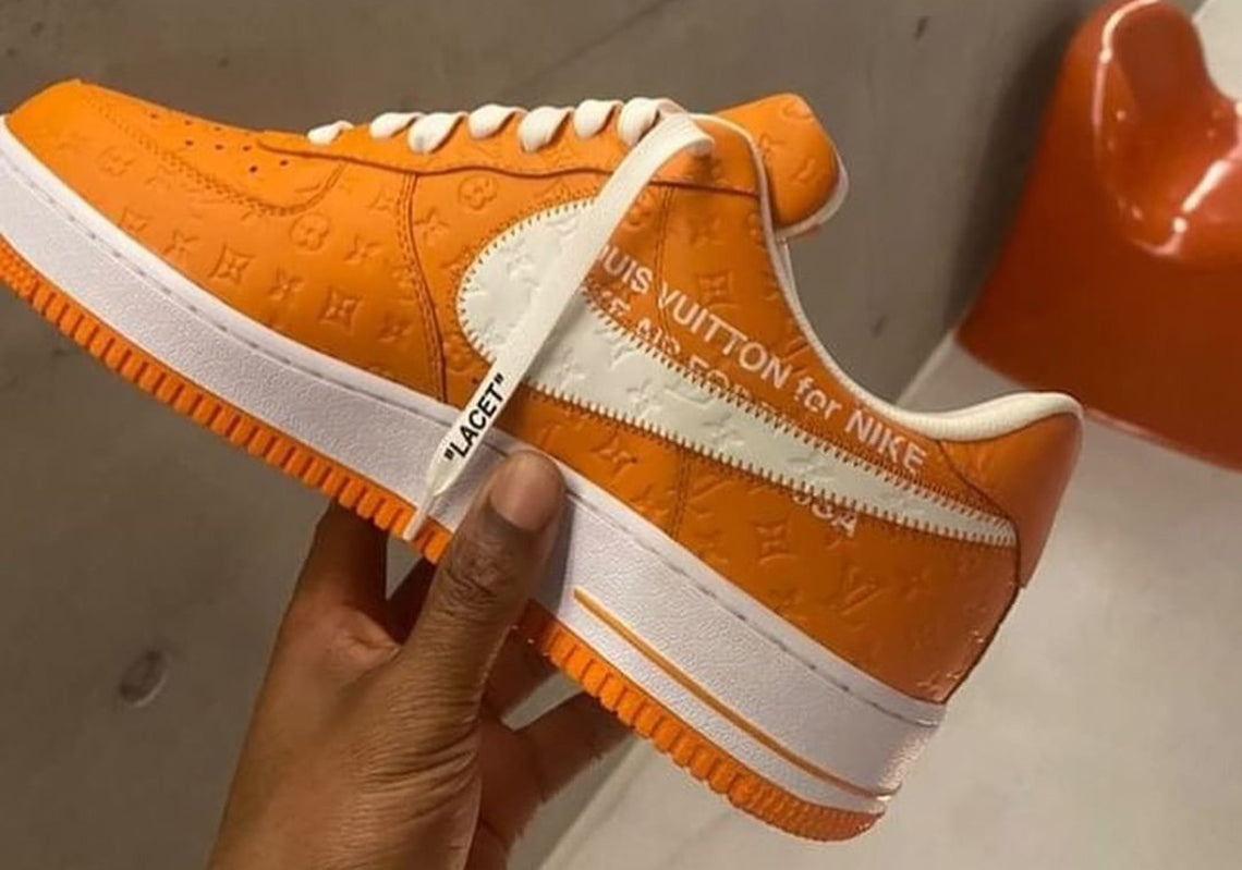 Louis Vuitton x Off-White x Nike Air Force 1 được tiết lộ với nhiều màu sắc