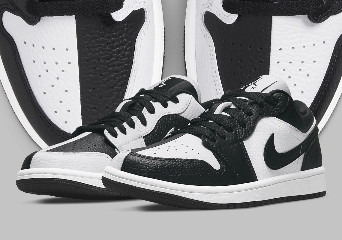 Air Jordan 1 Low Recreates Colorblock “Homage” in Black and White