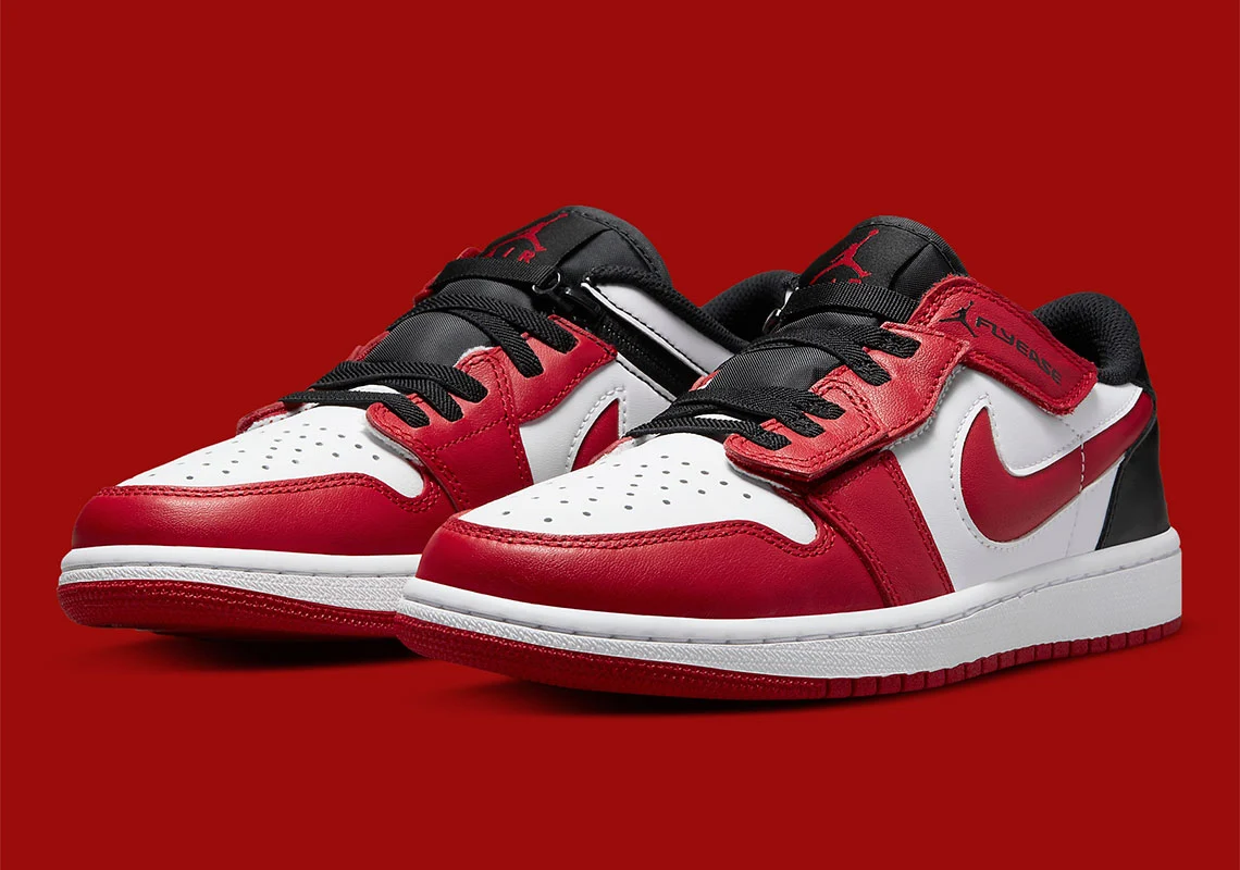 Air Jordan 1 Low Flyease Appears in Classic Red and Black