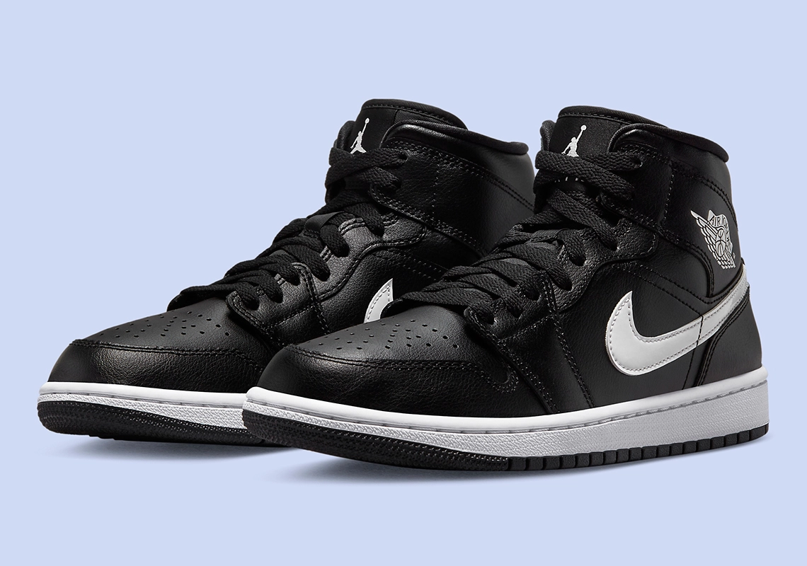 Air Jordan 1 Mid is Coming in “Black/White”