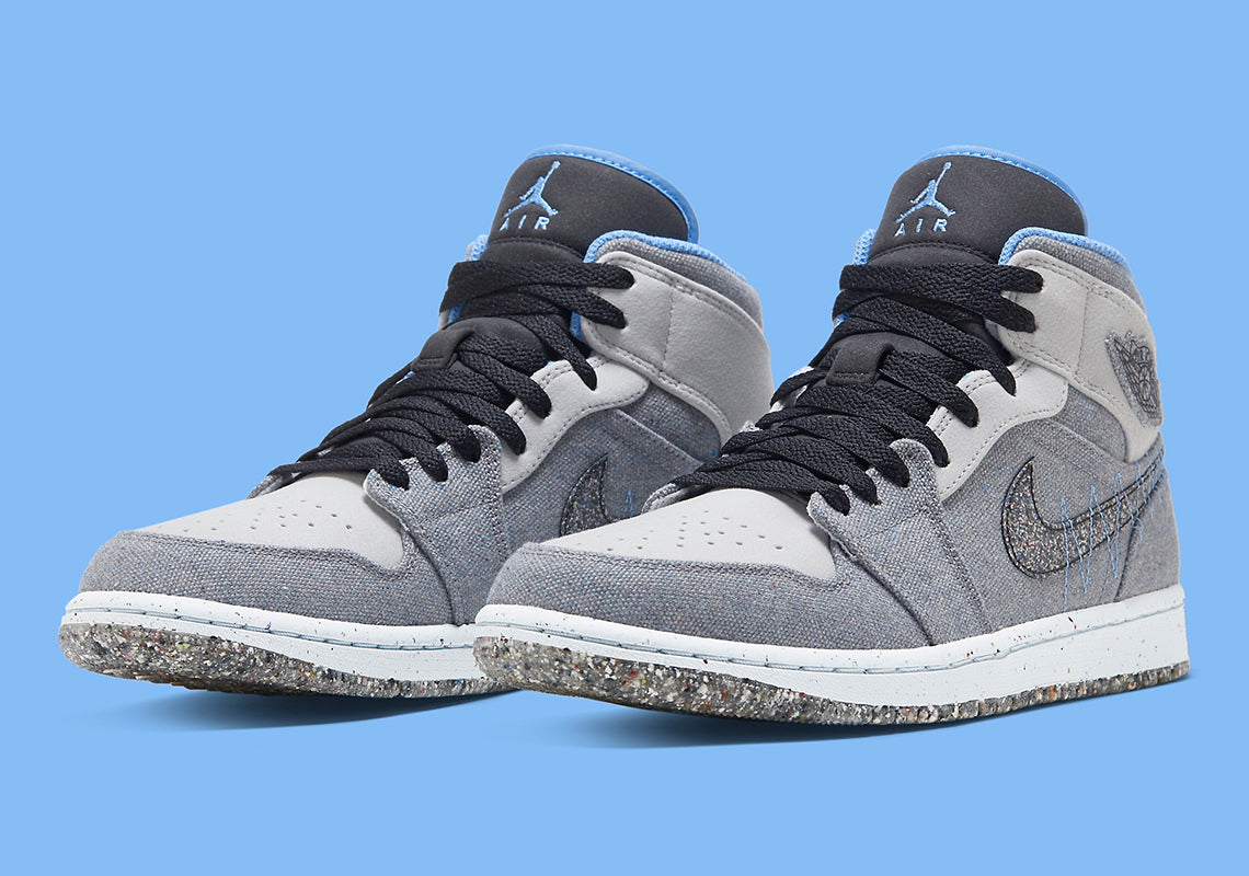 "University Blue" xuất hiện trên Air Jordan 1 Mid Crater