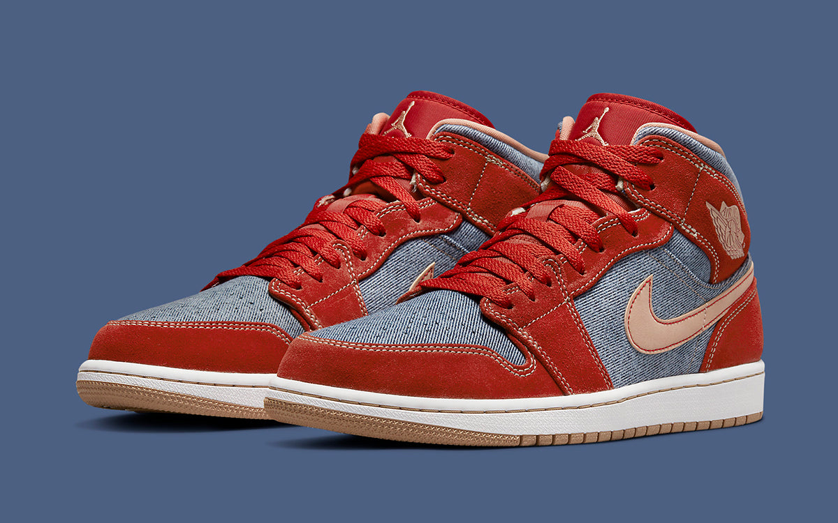 Official Photos of the Air Jordan 1 Mid “Denim”