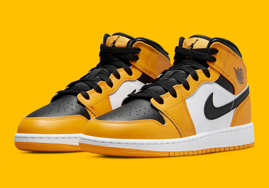 Air Jordan 1 Mid Flips The “Yellow Toe” Releasing Soon