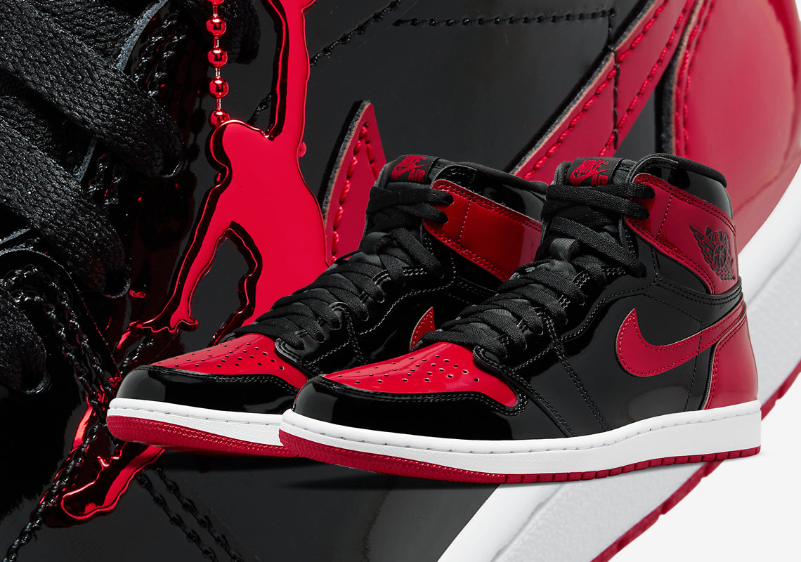 Hình ảnh chính thức của Air Jordan 1 Retro High OG "Patent Bred"