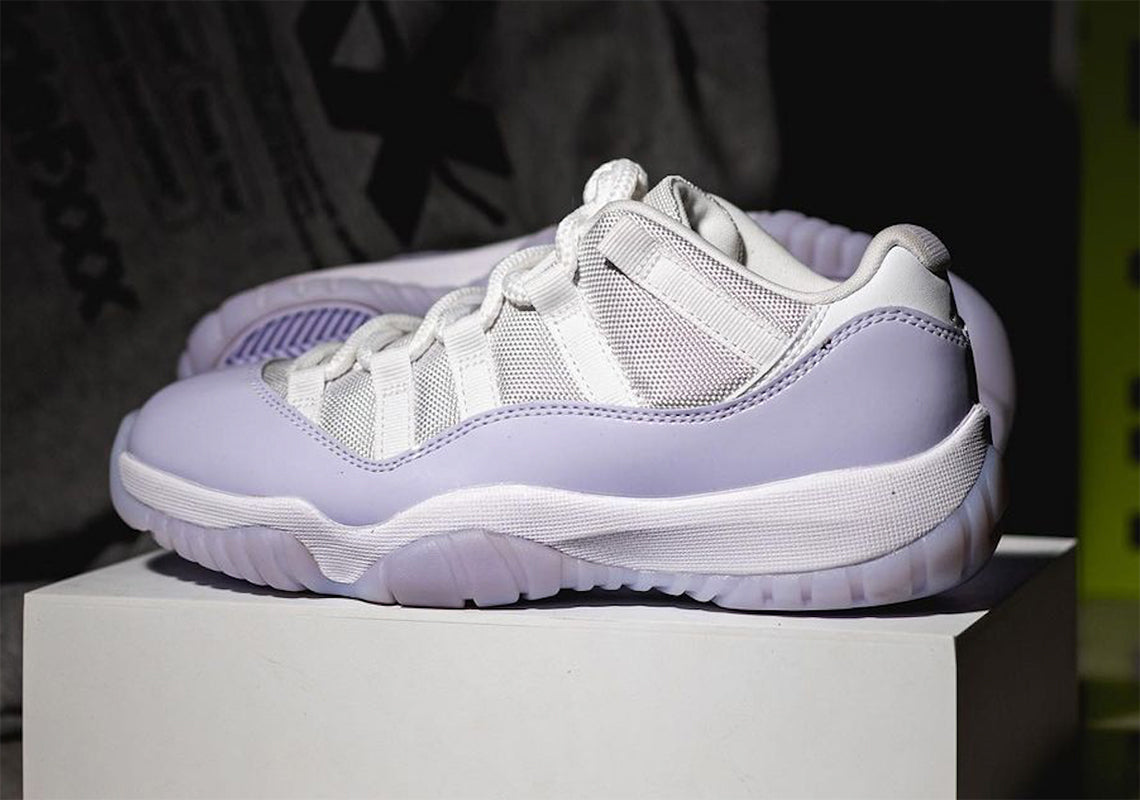 Detailed Images of the Air Jordan 11 Low "Pure Violet"