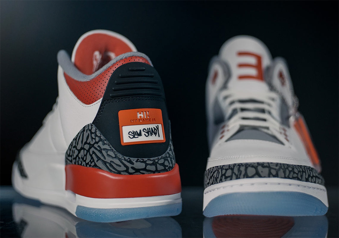 Eminem launches the Air Jordan 3 "Slim Shady" PE for the Super Bowl LVI Halftime Show