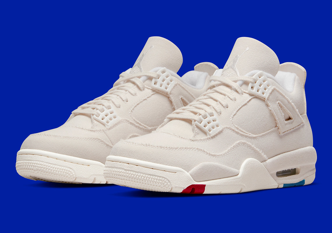 Hình ảnh chính thức của Air Jordan 4 "Blank Canvas"