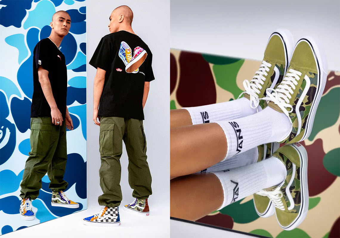 Bộ sưu tập Bape x Vans thứ hai phát hành vào ngày 26 tháng 2