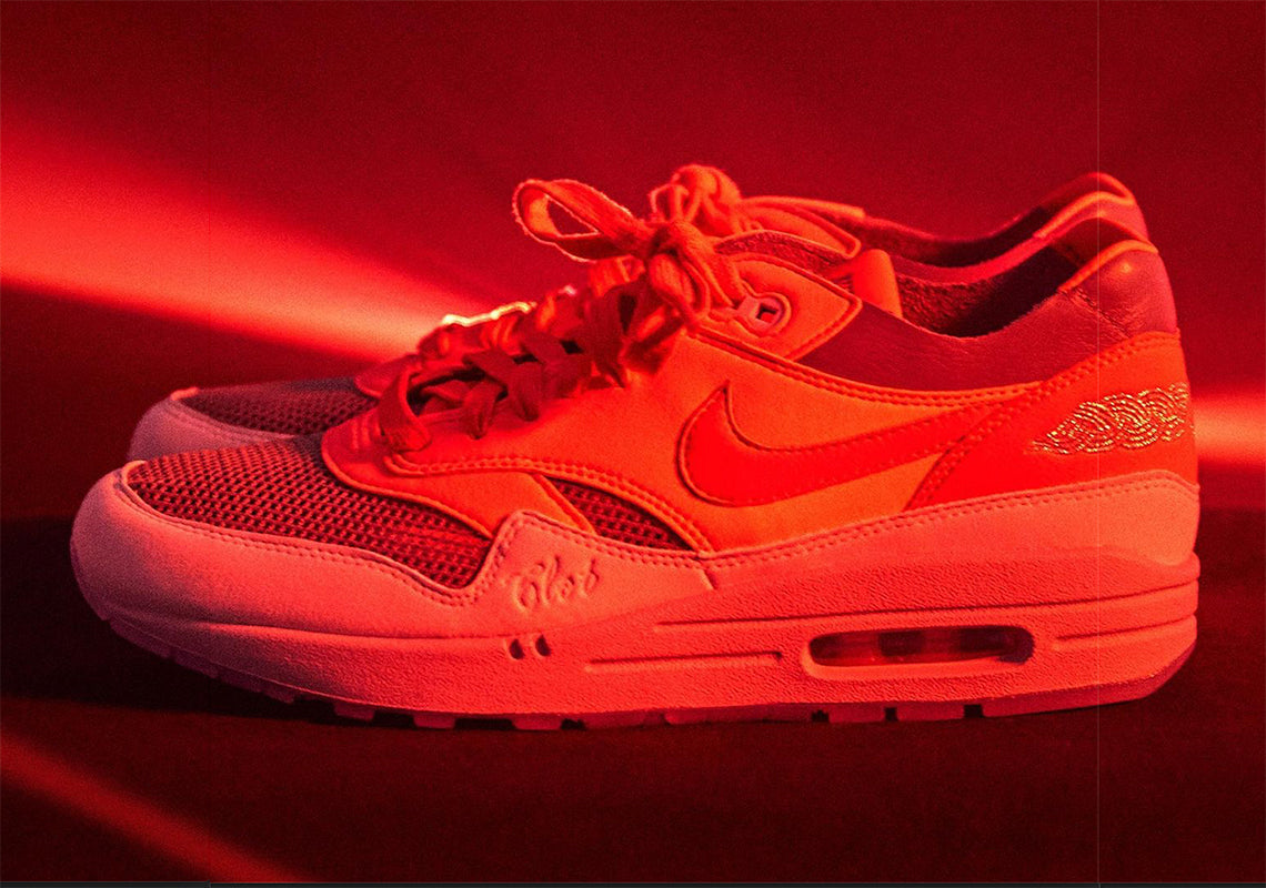 CLOT Introduces Nike Air Max 1 "KOD" "Solar Red" Technology