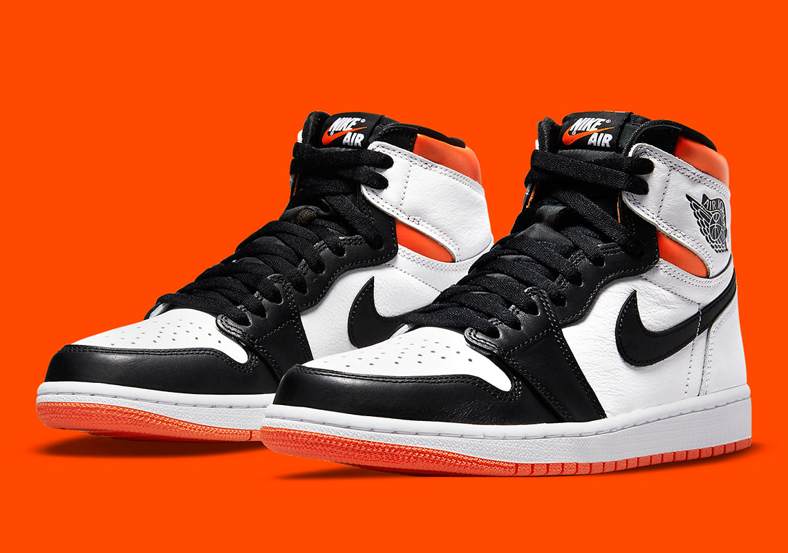 Official photos of the Air Jordan 1 Retro High OG “Electro Orange".