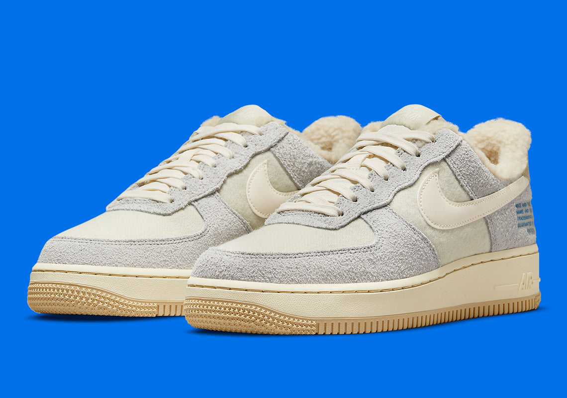 Nike Air Force 1 lông cừu xuất hiện với Trademark cực chất