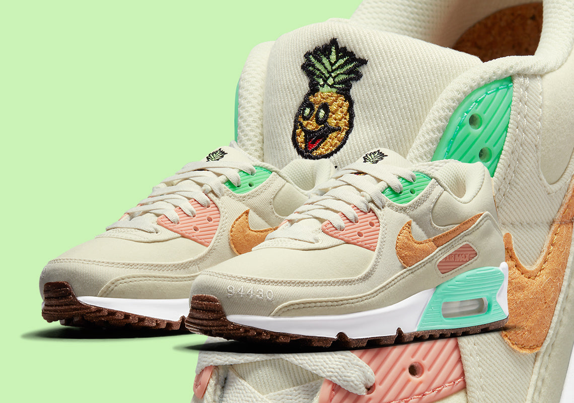 The "Happy Pineapple" graphic will appear on the Nike Air Max 90.