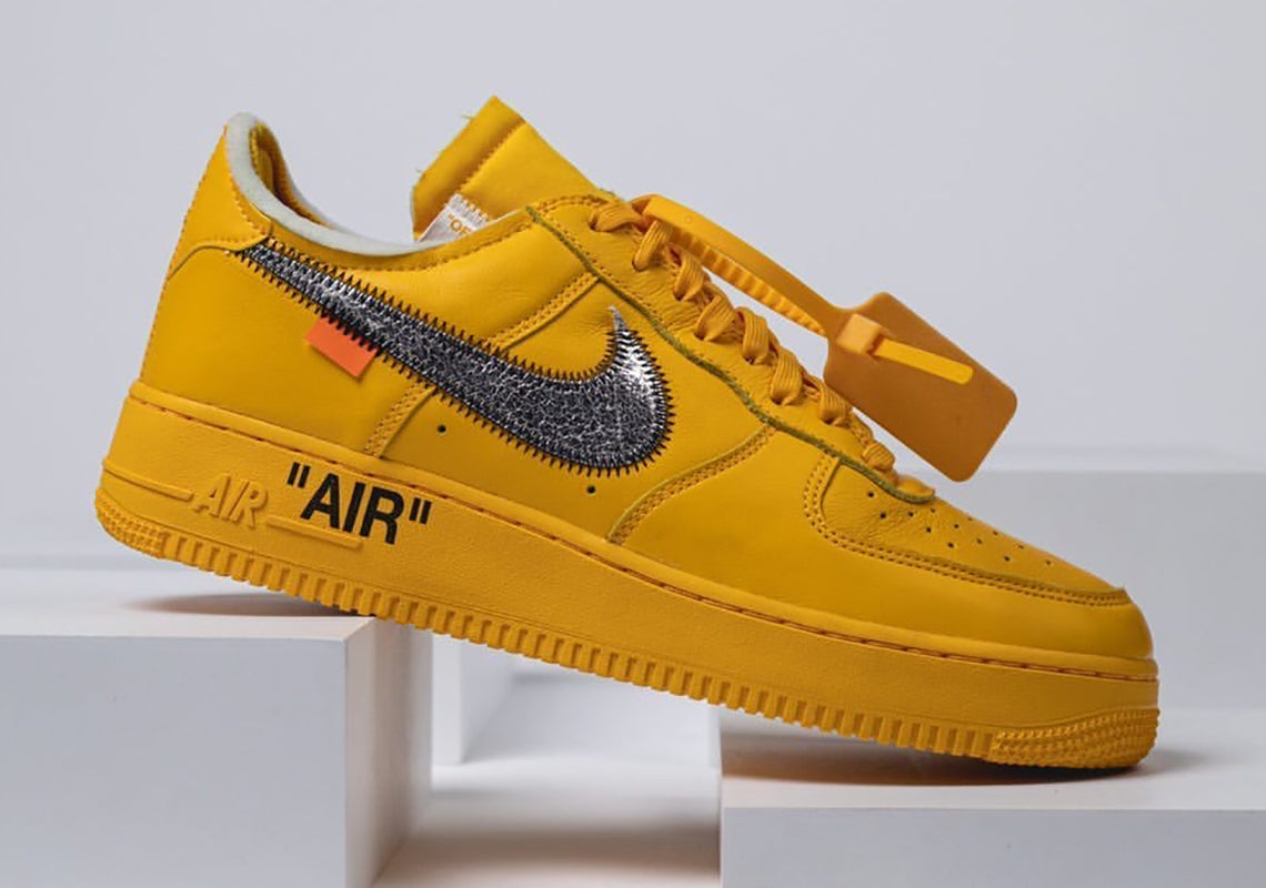 Off-White x Nike Air Force 1 "University Gold" Likely to Release in July