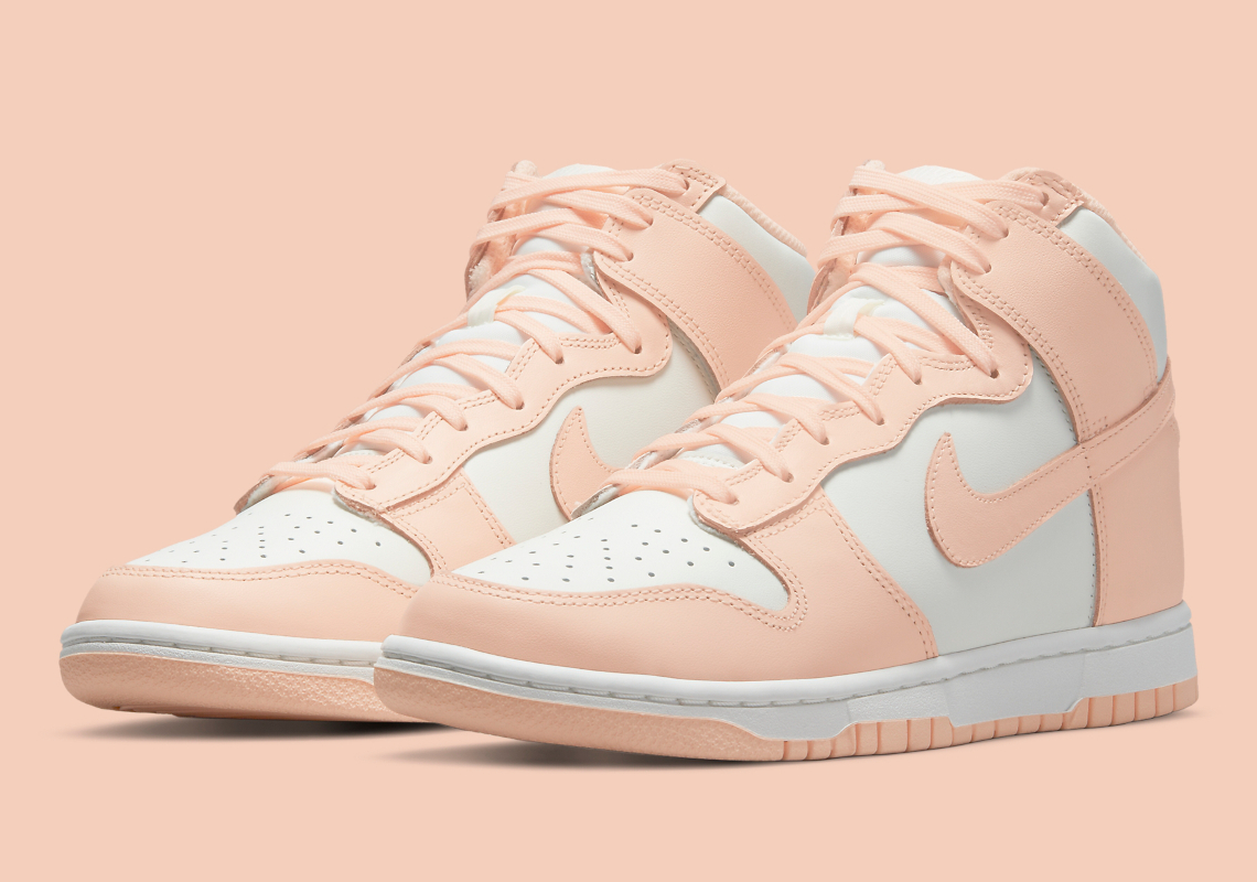 The Nike Dunk High “Crimson Tint” will release a new version in women's sizing.