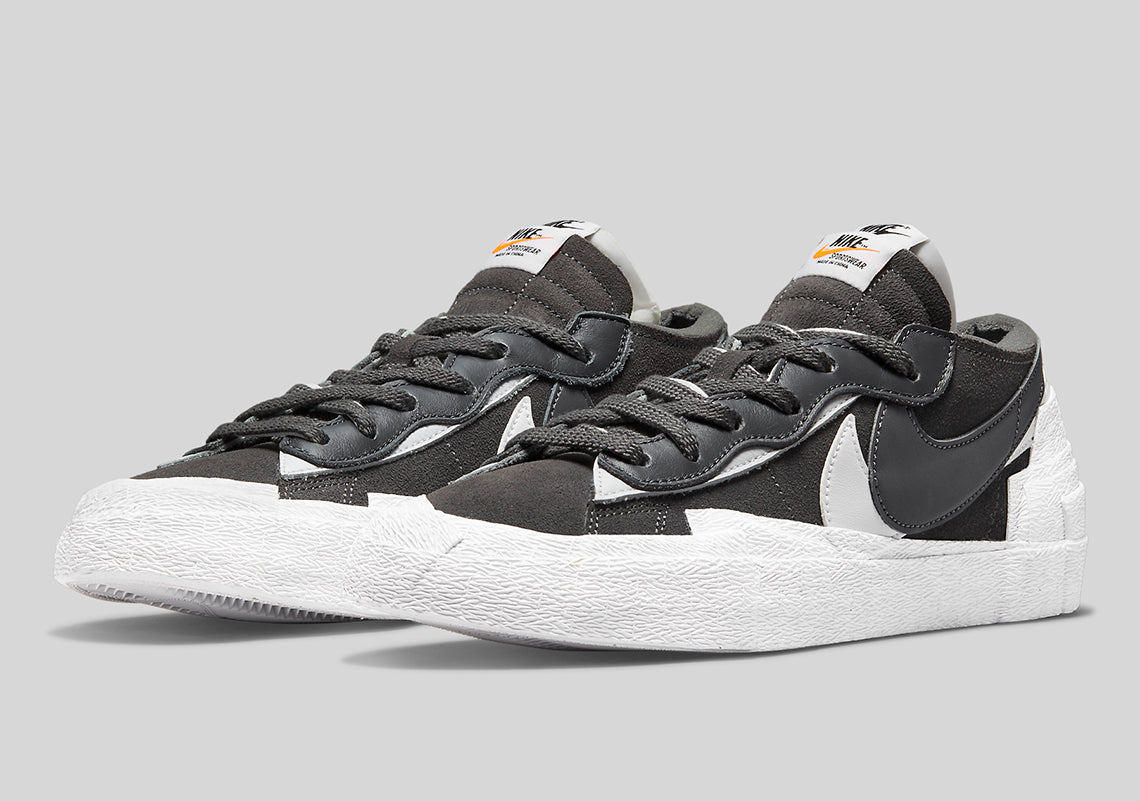 Official Images of the sacai x Nike Blazer Low "Iron Grey"