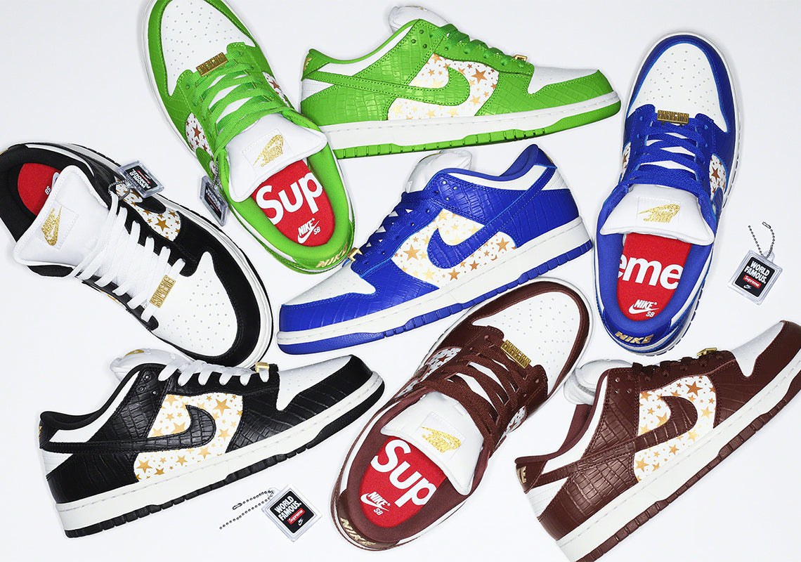 WARM UP THE NIKE DUNK FASHION WITH THE MOST HYPE COLLECTION OF QUARTER 1/2021: Supreme x Nike SB Dunk Low