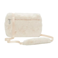Nike Sportswear Futura 365 Faux Fur Crossbody Bag (1L) - Guava Ice/Guava Ice/Black