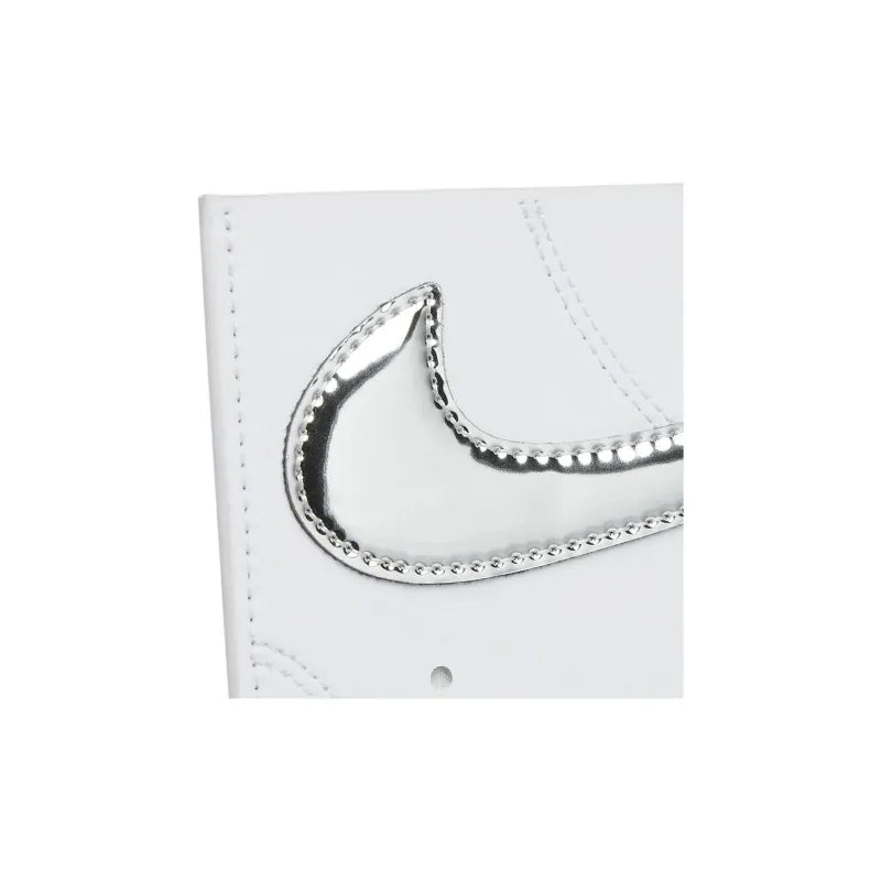 Nike Icon Air Force 1 Card Wallet - White & Metallic Silver