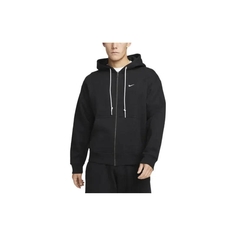 Nike NRG Solo Swoosh Full Zip Hoodie - Black