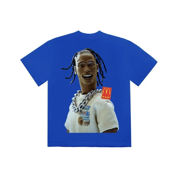 Travis Scott x McDonald's Action Figure Series III Tee - Blue