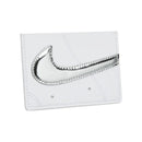 Nike Icon Air Force 1 Card Wallet - White & Metallic Silver