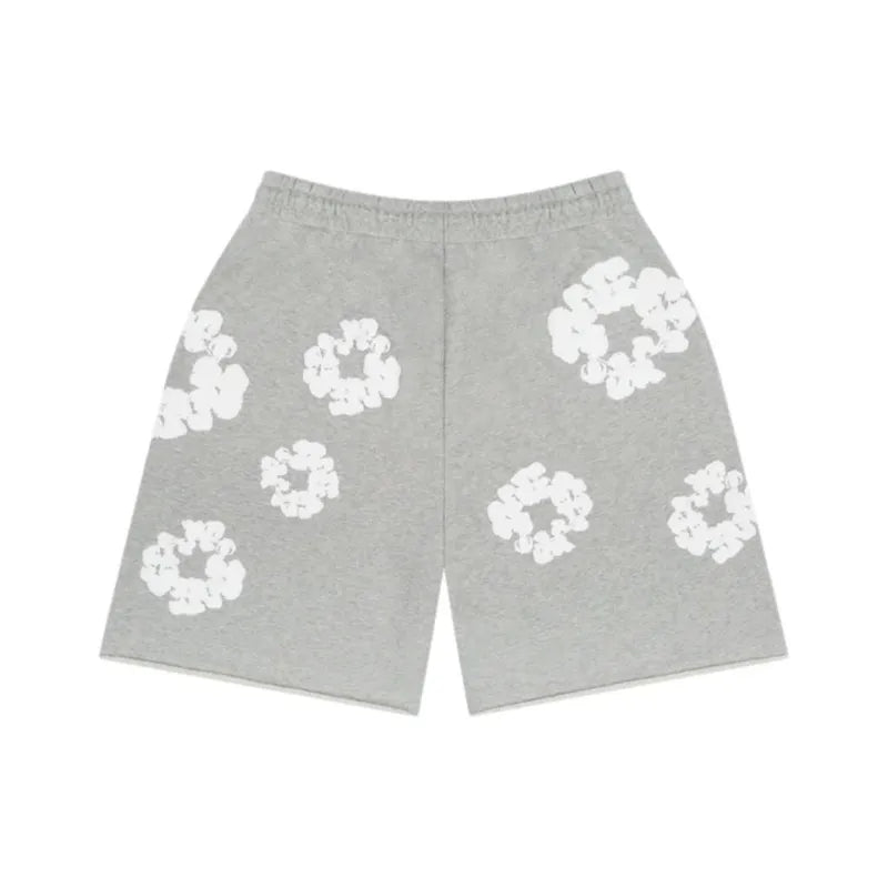 Denim Tears The Cotton Wreath Shorts - Grey