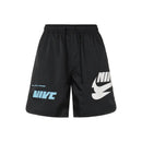 Nike Nike Sportswear Large Logo Woven Lacing Athleisure Casual Sports Shorts - Black
