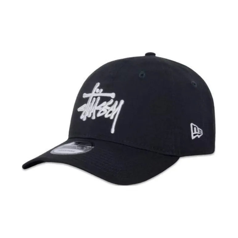 Stussy New Era 9Twenty Basic Strapback - Black