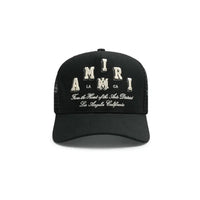 AMIRI Varsity Trucker Hat - Black