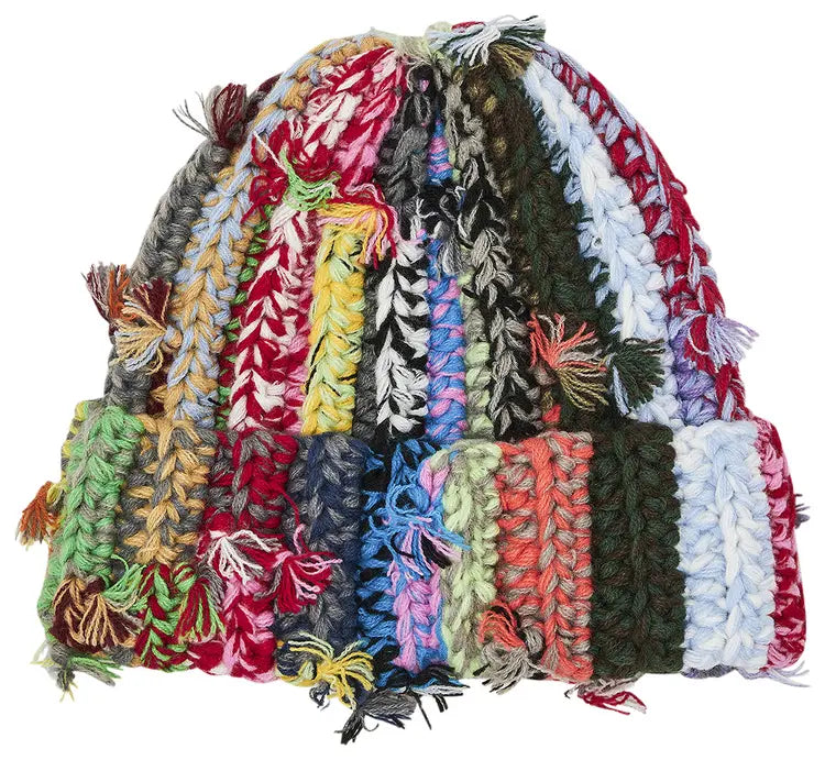 Supreme Hand Tied Beani - Multicolor