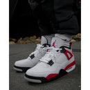 Jordan 4 Retro Red Cement -  White/Fire Red/Black/Neutral Grey